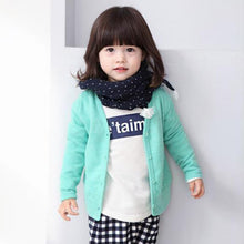 Cotton Baby Boy Girls Jacket Casual V-neck Cardigan Thick Coat Children's Clothing