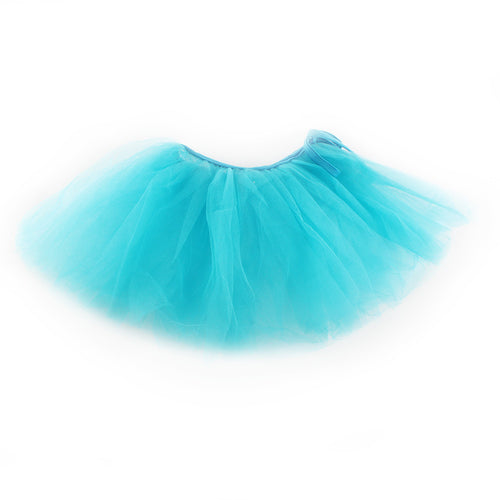 Cute Baby Girls Tulle Party Ballet Dance skirt Pure Colors Short Cake Skirt 2-7Y