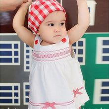 Cute Infant Bbay Girls Plaid Short Pants Clothes Sets Sleeveless Tops Scarf 3pcs Outfit Kids Clothing Set