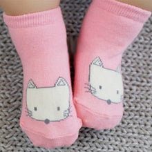 Cute Kids Animal Infant Baby Fox Printed Cotton Knee Socks Anti-slip Stockings 0-4Y Y2