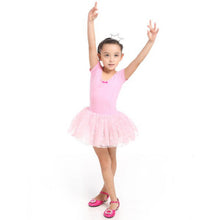 Cute Kids Baby Girl Ballet Dance Dress Child Girl Short Sleeve Tutu Dress Skirts