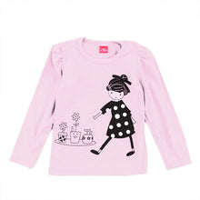 Cute Kids Baby Toddler Girls Tops Crewneck Long Sleeve Shirt Cotton T-Shirt 2-7Y