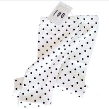 Fall 2-8Y Girls Baby Toddlers Lovely Polka Dot Leggings Kids Cotton Pants Trousers Freshipping