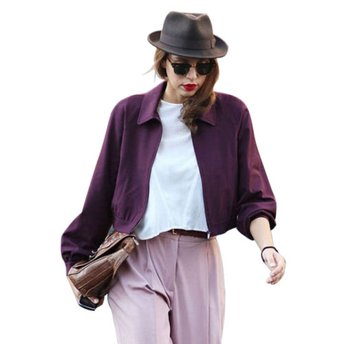 Women Casual Loose Long Sleeve Coat Outwear Tops Short Jacket Overd PY3
