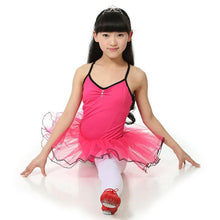 Girls Party Leotard Ballet Costume Tutu Skirt Dance Skate Dress P1