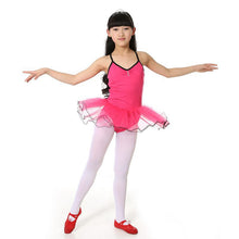 Girls Party Leotard Ballet Costume Tutu Skirt Dance Skate Dress P1