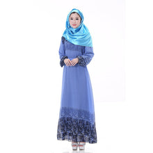 Kaftan Abaya Jilbab Islamic Muslim Women Vintage Maxi Dress+Belt PY3