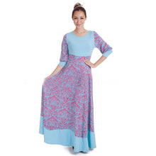 Kaftan Abaya Jilbab Islamic Muslim Women's Slim Long Sleeve Maxi Dress PY3