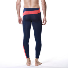 Men Modal Long Johns Pants Low Rise Pouch Trousers Thermal Underwear