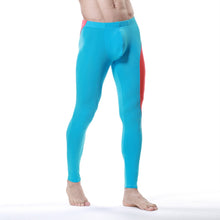 Men Modal Long Johns Pants Low Rise Pouch Trousers Thermal Underwear