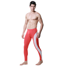 Men Modal Long Johns Pants Low Rise Pouch Trousers Thermal Underwear