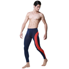 Men Modal Long Johns Pants Low Rise Pouch Trousers Thermal Underwear