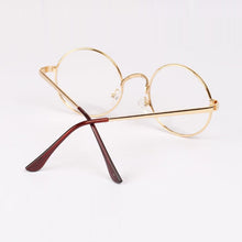 Retro Women Men Metal Frame Round Clear Lens Glasses Nerd Spectacles Eyeglass 5 Colors