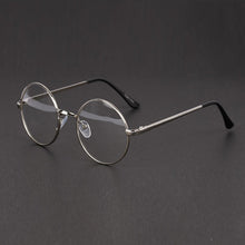 Retro Women Men Metal Frame Round Clear Lens Glasses Nerd Spectacles Eyeglass 5 Colors