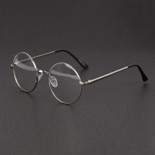 Retro Women Men Metal Frame Round Clear Lens Glasses Nerd Spectacles Eyeglass 5 Colors