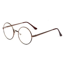 Retro Women Men Metal Frame Round Clear Lens Glasses Nerd Spectacles Eyeglass 5 Colors