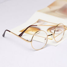 Retro Women Men Metal Frame Round Clear Lens Glasses Nerd Spectacles Eyeglass 5 Colors