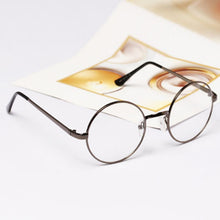 Retro Women Men Metal Frame Round Clear Lens Glasses Nerd Spectacles Eyeglass 5 Colors