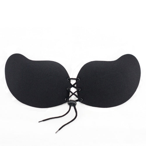 Silicone Adhesive Stick on Gel Push Up Backless Invisible Bra Brassiere 2 Colors