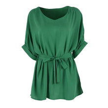 Women 3/4 Sleeve Bodycon Tops Dress Slim Waist T-shirt Beach Casual Dresses XL-5XL