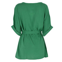 Women 3/4 Sleeve Bodycon Tops Dress Slim Waist T-shirt Beach Casual Dresses XL-5XL