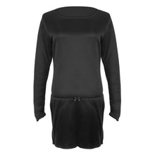 Women Casual Long Sleeve Dress Tee Pullover Evening Party Short Clubwear Dresses