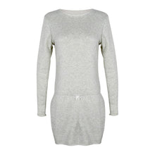 Women Casual Long Sleeve Dress Tee Pullover Evening Party Short Clubwear Dresses