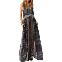 Women Evening Party Backless Long Maxi Dress High Slit Sundress Dresses