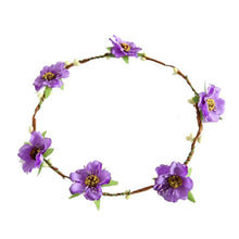 Women Girls Bridal Flower Crown Headband Wedding Prom Beach Floral Garland Hairband PE3