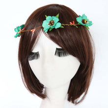 Women Girls Bridal Flower Crown Headband Wedding Prom Beach Floral Garland Hairband PE3
