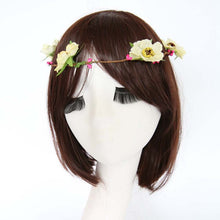 Women Girls Bridal Flower Crown Headband Wedding Prom Beach Floral Garland Hairband PE3