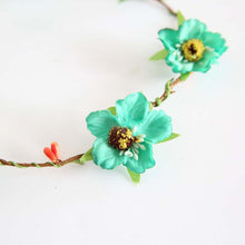 Women Girls Bridal Flower Crown Headband Wedding Prom Beach Floral Garland Hairband PE3