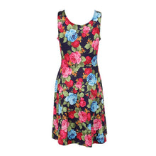 Women Beach Casual Floral Print Evening Party Short Mini Dress vestidos de festa