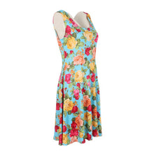 Women Beach Casual Floral Print Evening Party Short Mini Dress vestidos de festa