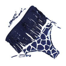Women Tassel Bikini Bandage Push-Up Swimsuit Bathing Beachwear Swimwear