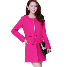 Women Wool Cashmere Long Coat Blazer Suit Coat Outwear XXL Manteau Femme