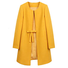 Women Wool Cashmere Long Coat Blazer Suit Coat Outwear XXL Manteau Femme