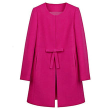 Women Wool Cashmere Long Coat Blazer Suit Coat Outwear XXL Manteau Femme