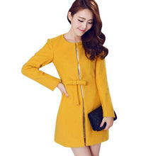 Women Wool Cashmere Long Coat Blazer Suit Coat Outwear XXL Manteau Femme