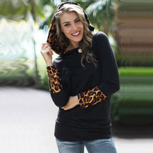 Women's Black Hoody Hoodie Long Sleeve Hooded Sweatshirt Pullover Jumper Coat PY3