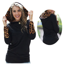 Women's Black Hoody Hoodie Long Sleeve Hooded Sweatshirt Pullover Jumper Coat PY3