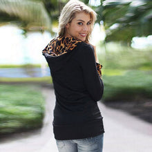 Women's Black Hoody Hoodie Long Sleeve Hooded Sweatshirt Pullover Jumper Coat PY3