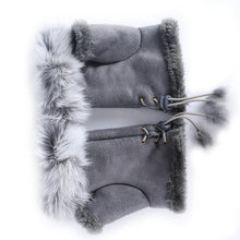 Women's Faux Rabbit Fur Hand Wrist Warmer Half Finger Gloves Glove 13 Colors PY6