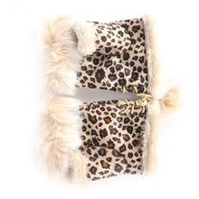 Women's Faux Rabbit Fur Hand Wrist Warmer Half Finger Gloves Glove 13 Colors PY6