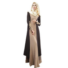 Women's Kaftan Dress Abaya Islamic Muslim Long Sleeve Maxi Dres PY3