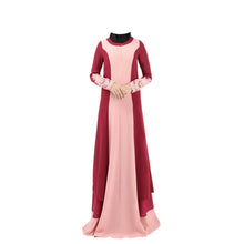 Women's Kaftan Dress Abaya Islamic Muslim Long Sleeve Maxi Dres PY3