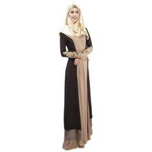 Women's Kaftan Dress Abaya Islamic Muslim Long Sleeve Maxi Dres PY3
