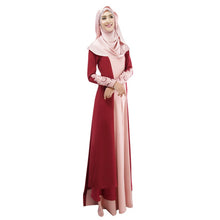 Women's Kaftan Dress Abaya Islamic Muslim Long Sleeve Maxi Dres PY3