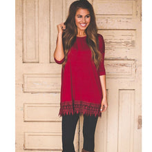 Women's Long Loose Tops Long Sleeve Casual T shirt Blouse Mini Dress PY3