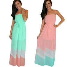 Women's Sexy Beach Boho Maxi Long Evening Party Sleeveless Sundress